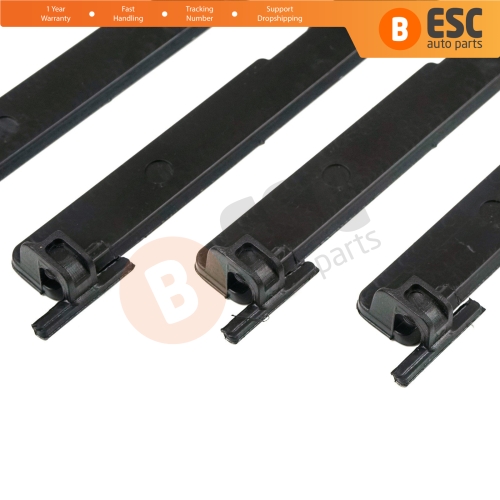 4 Pieces Roof Rack Port Cover Trim 51137274739 for BMW 5 F10 F11 135*13 mm