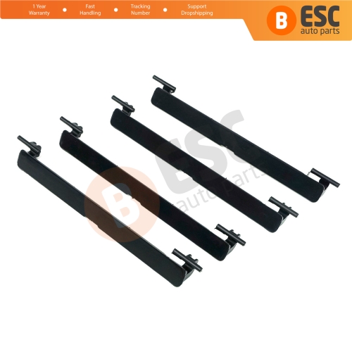 4 Pieces Roof Rack Port Cover Trim 51137274739 for BMW 5 F10 F11 135*13 mm