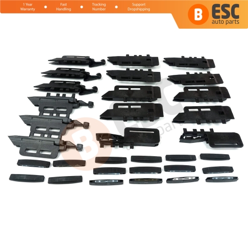 Roof Curtain Repair 32 Pieces Set For Peugeot 407 SW 83A05A 8301 Q2 00089087