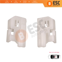 Sunroof Panoramic Roof Rear Curtain Stopper Repair Clips Bracket Left and Right Set 50006-393 for Hyundai I30