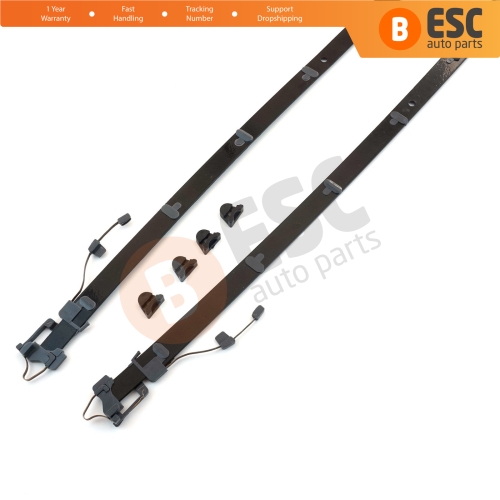 Panoramic Sliding Roof Sunroof Rail Frame Glass Slider Guide Repair Set for Mercedes CLA GLA Class A180 Lenght 62.5 cm