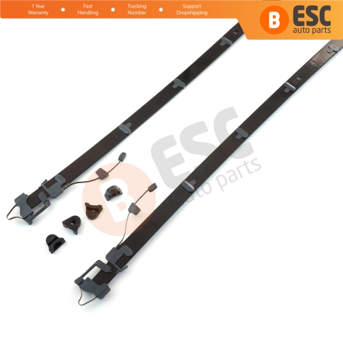 Panoramic Sliding Roof Sunroof Rail Frame Glass Slider Guide Repair Set for Mercedes CLA GLA Class A180 Lenght 62.5 cm