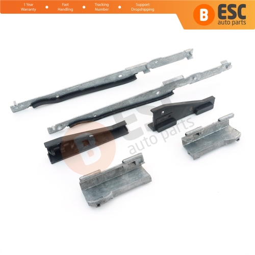 Panoramic Roof Sunroof Runner Slider Repair 6 Pieces Set 54138408062 for BMW 5 E39 X3 E83 X5 E53 E70