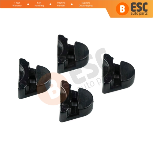 4 Pieces Sunroof Rail Frame Glass Slider Guide Round Type Bracket for Mercedes CLA A C E W176 W177 W169 W205 W156