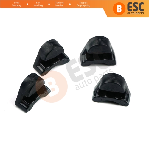 4 Pieces Sunroof Rail Frame Glass Slider Guide Round Type Bracket for Mercedes CLA A C E W176 W177 W169 W205 W156