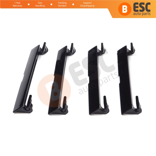 4 Pieces Roof Flap Rack Port Cover Trim A2136900182 for Mercedes E W213 S213 95*12 mm