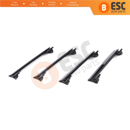 4 Pieces Roof Flap Rack Port Cover Trim A2136900182 for Mercedes E W213 S213 95*12 mm