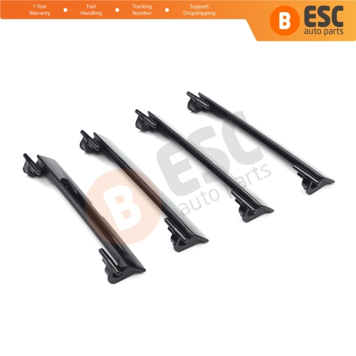 4 Pieces Roof Flap Rack Port Cover Trim A2136900182 for Mercedes E W213 S213 95*12 mm