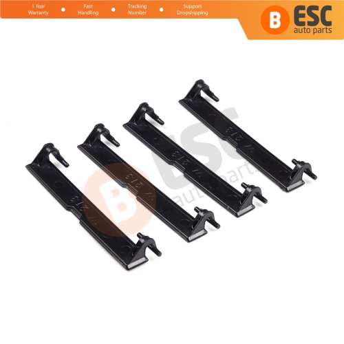 4 Pieces Roof Flap Rack Port Cover Trim A2136900182 for Mercedes E W213 S213 95*12 mm