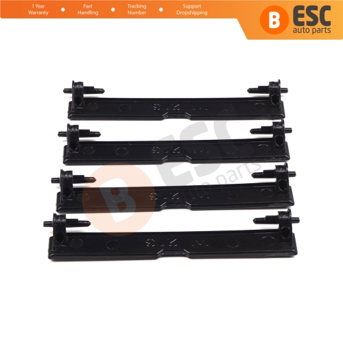 4 Pieces Roof Flap Rack Port Cover Trim A2136900182 for Mercedes E W213 S213 95*12 mm