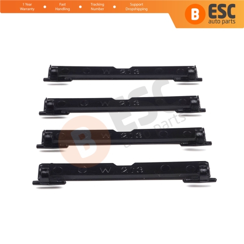 4 Pieces Roof Flap Rack Port Cover Trim A2136900182 for Mercedes E W213 S213 95*12 mm