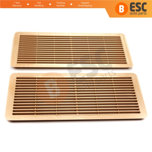 2 Pieces Sunroof Curtain Grille Vent Screen Cover Beige A2117840644 for Mercedes W202 W203 W208 W209 W210 W211 W215 W219 W220 W240 W140