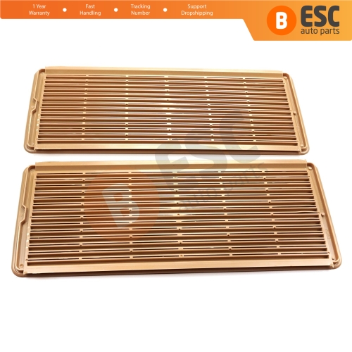 2 Pieces Sunroof Curtain Grille Vent Screen Cover Beige A2117840644 for Mercedes W202 W203 W208 W209 W210 W211 W215 W219 W220 W240 W140