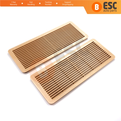 2 Pieces Sunroof Curtain Grille Vent Screen Cover Beige A2117840644 for Mercedes W202 W203 W208 W209 W210 W211 W215 W219 W220 W240 W140