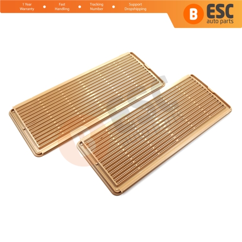 2 Pieces Sunroof Curtain Grille Vent Screen Cover Beige A2117840644 for Mercedes W202 W203 W208 W209 W210 W211 W215 W219 W220 W240 W140