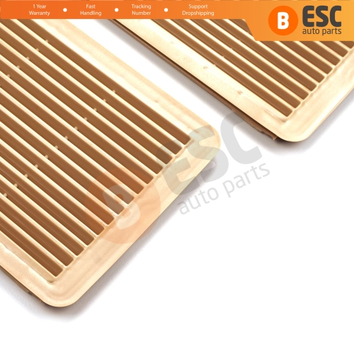 2 Pieces Sunroof Curtain Grille Vent Screen Cover Beige A2117840644 for Mercedes W202 W203 W208 W209 W210 W211 W215 W219 W220 W240 W140