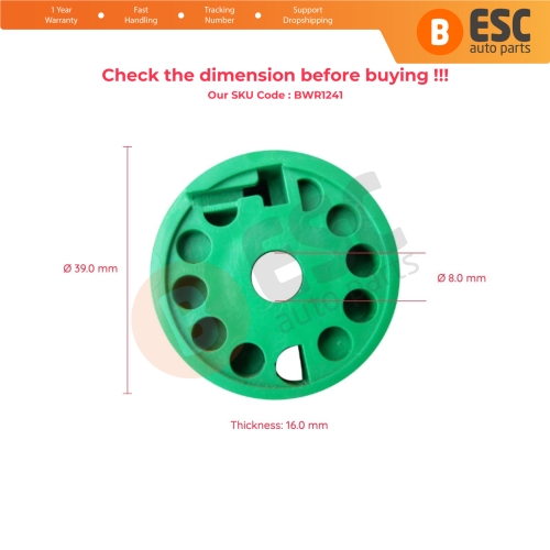 Window Regulator Wheel Left Doors for Isuzu D Max