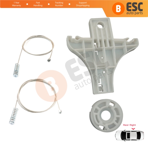 Window Regulator Repair Kit Rear Right Door for VW Passat B5 B5.5 3B 3BG Skoda Superb MK1 B5 3U 3B5839462