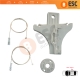 Window Regulator Repair Kit Rear Right Door for VW Passat B5 B5.5 3B 3BG Skoda Superb MK1 B5 3U 3B5839462