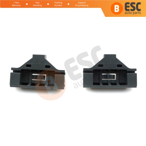 2 Pieces Window Regulator Clip Front Right OR Left Grey for VW Lupo Polo Seat Arosa Ibiza Cordoba