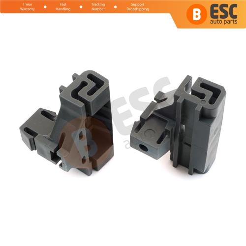 2 Pieces Window Regulator Clip Front Right OR Left Grey for VW Lupo Polo Seat Arosa Ibiza Cordoba