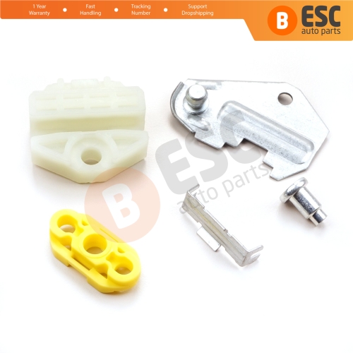 Window Regulator Clips and Metal Connection Sheet Left Doors for Vauxhall Opel Vectra Saab 9 3