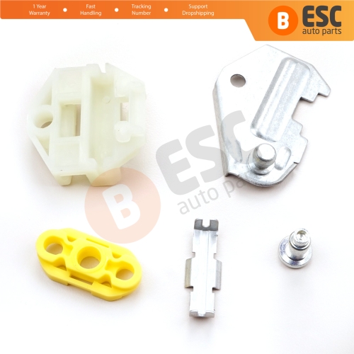 Window Regulator Clips and Metal Connection Sheet Left Doors for Vauxhall Opel Vectra Saab 9 3