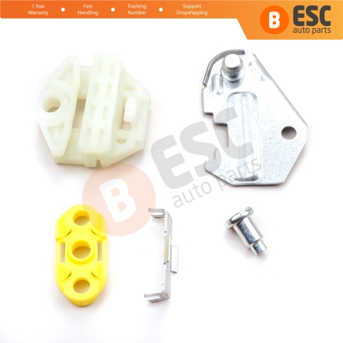 Window Regulator Clips and Metal Connection Sheet Left Doors for Vauxhall Opel Vectra Saab 9 3