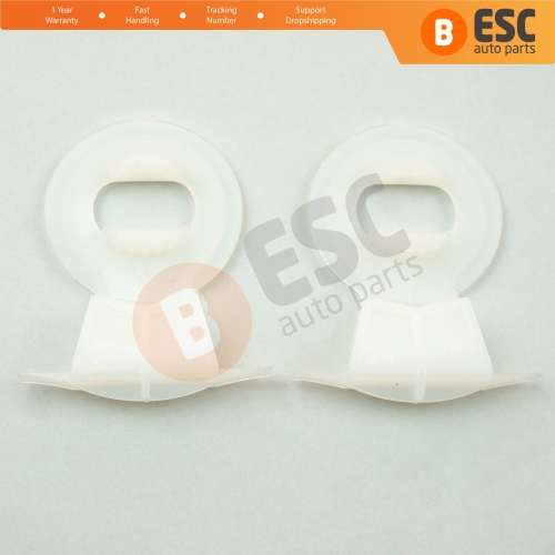 2 Pieces Power Window Regulator Glass Holder Plastic Clips for Renault Espace 4 2002 2014 Renault Laguna 8200006887