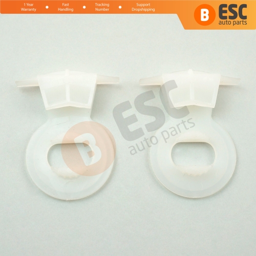 2 Pieces Power Window Regulator Glass Holder Plastic Clips for Renault Espace 4 2002 2014 Renault Laguna 8200006887