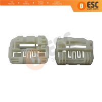 2 Pieces Window Regulator Repair Clips Brackets Front Left Door for Hyundai I30 MK1 2007-2011