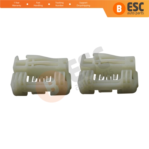 2 Pieces Window Regulator Repair Clips Brackets Front Left Door for Hyundai I30 MK1 2007-2011