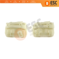 2 Pieces Window Regulator Repair Clips Brackets Front Right Door for Hyundai I30 MK1 2007-2011