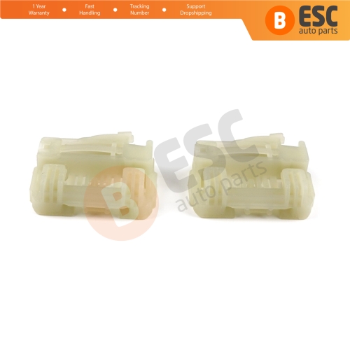 2 Pieces Window Regulator Repair Clips Brackets Front Right Door for Hyundai I30 MK1 2007-2011