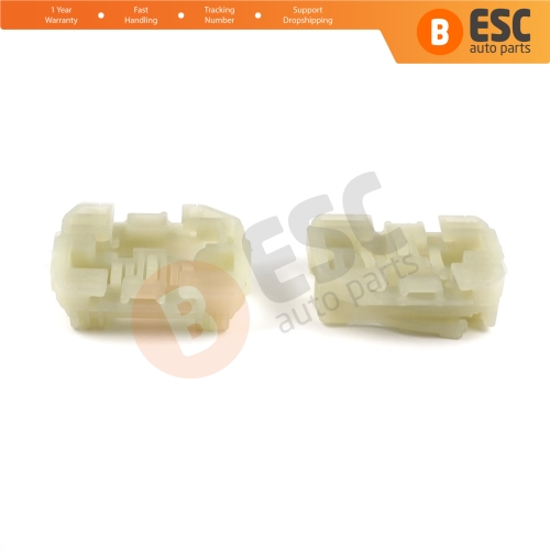 2 Pieces Window Regulator Repair Clips Brackets Front Right Door for Hyundai I30 MK1 2007-2011