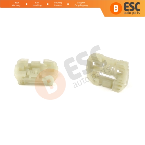 2 Pieces Window Regulator Repair Clips Brackets Front Right Door for Hyundai I30 MK1 2007-2011