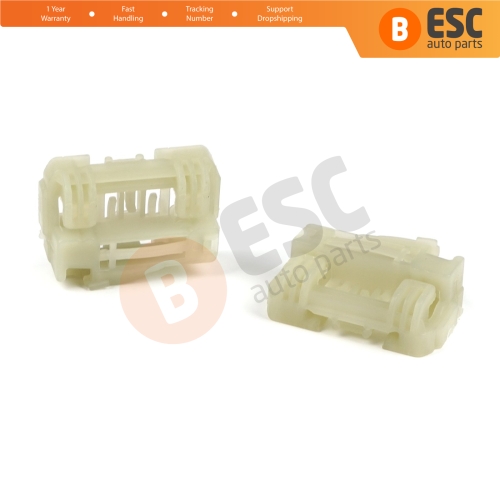 2 Pieces Window Regulator Repair Clips Brackets Front Right Door for Hyundai I30 MK1 2007-2011