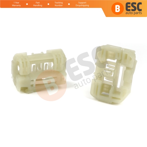 2 Pieces Window Regulator Repair Clips Brackets Front Right Door for Hyundai I30 MK1 2007-2011