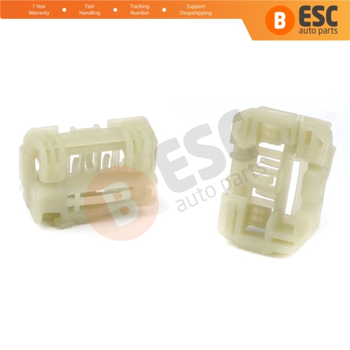 2 Pieces Window Regulator Repair Clips Brackets Front Right Door for Hyundai I30 MK1 2007-2011