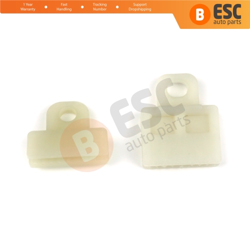 2 Types Power and Manual Window Regulator Glass Channel Slider Sash Connector Clips for Toyota