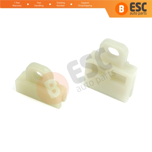 2 Types Power and Manual Window Regulator Glass Channel Slider Sash Connector Clips for Toyota