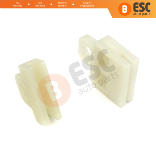 2 Types Power and Manual Window Regulator Glass Channel Slider Sash Connector Clips for Toyota