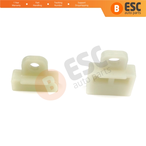 2 Types Power and Manual Window Regulator Glass Channel Slider Sash Connector Clips for Toyota