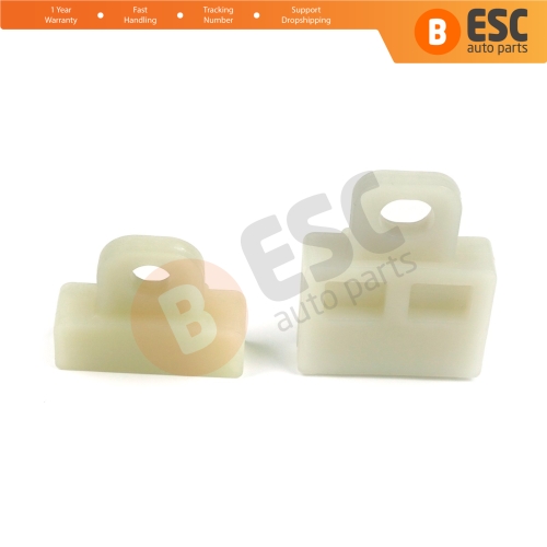 2 Types Power and Manual Window Regulator Glass Channel Slider Sash Connector Clips for Toyota