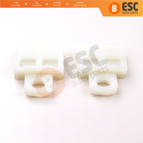 2 Pieces Window Regulator Glass Channel Slider Sash Connector Clips for Toyota