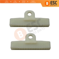 2 Pieces Window Regulator Glass Channel Slider Sash Connector Clips for Toyota Type 1