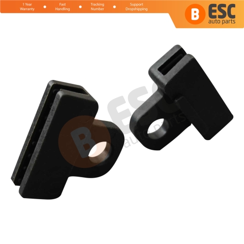 2 Pieces Window Regulator Glass Channel Slider Sash Connector Clips for Toyota Type 2