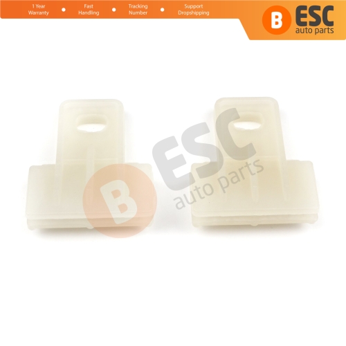 2 Pieces Window Regulator Glass Channel Slider Sash Connector Clips