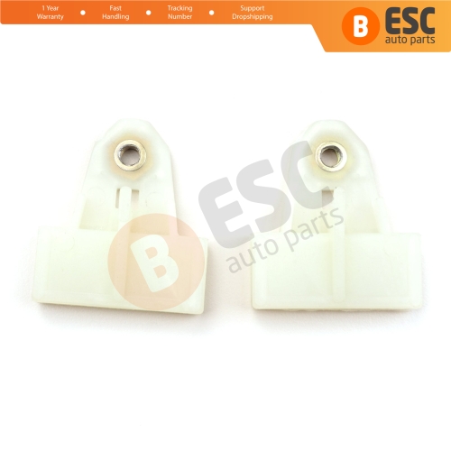 2 Pieces Window Regulator Glass Channel Slider Sash Connector Clips for Nissan Hyundai