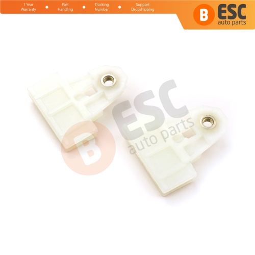 2 Pieces Window Regulator Glass Channel Slider Sash Connector Clips for Nissan Hyundai